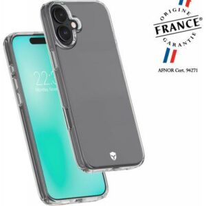 Coque renforcée iPhone 16 Plus FEEL Origine France Garantie 2m Transparente + Garantie à vie - Origine France Garantie